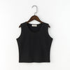 Sexy Summer Women Candy Color Cotton Tanks Camisole Fitness T Shirt Top Basic Tank Top Crop Blusas Vest Camisole