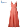 2022 Sexy beach Casual Bohemia Soild Colors women sling jumpsuit boob tube top Girl Siamese Long trousers