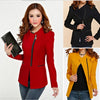 2022 Spring Autumn Women Blazer Long sleeve Jacket Suit Casual Coat Short Slim Fit Outerwear Blaser Work Wear