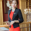 Spring Autumn Long sleeve Professional Small Suit Blazer Ladies Formal Work Korean Style Solid Color Casual Blazer