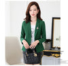 Spring Autumn New Ladies Slim  Work Wear Suits Coats Women Large Size Casual Long Sleeve One Button Blazers Jackets L1535