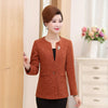 Spring Autumn New Middle-Aged Women Jacket Coat  Fashion Women Suits & Blazers Slim High Quality Blazer T14