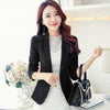 Spring Blazer Feminino Elegent Office Long Sleeve Female Suit Floral Jacquard Slim Short Coat Women Blazers And Jackets 3XL