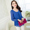 Spring Blouse New Korean Fashion Slim Plus Size Women Blouses Quality Co Blusa Chiffon Shirt Clothing Vestidos YFF6069
