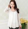Spring Blouse New Korean Fashion Slim Plus Size Women Blouses Quality Co Blusa Chiffon Shirt Clothing Vestidos YFF6069