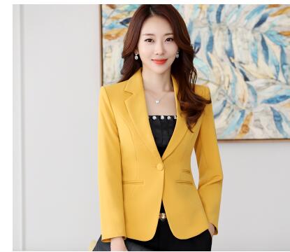 2022 Spring New Short Suit Business Women Blazer Jackets Korean Slim Long sleeve  Female Blazer Plus size Office Ladies Suit 4XL