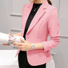 2022 Spring New Women Blazer Jacket Fashion Slim Korean Females Small Suit Coat Long sleeve Casual Temperament Tops WLX1075
