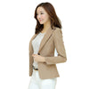 Spring Slim Women Blazers & Jackets Long Sleeve Work Wear Solid Small Suit Blazer Women's Casual Balck Tops