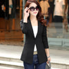 Spring Summer Blazer Women New 4 Colors One Button Green Black White Jacket Womens Slim  England Blazers Feminino