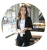 Spring Summer New Small Suit  Commuter One Buckle Blazer Jacket Office Lady Temperament Capable