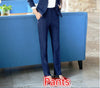 Spring Winter Blazer Jacket One Button Notched Collar Slim Blazer Women Blue Ladies Blazers Officewear Plus Size Coat