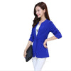 Spring Women Blazer 6 Colors Coat Elegant Suit Jacket Outwear Long Jackets Blazers Coat Feminino Chaquetas Mujer New Y021