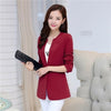 Spring Women Blazer 6 Colors Coat Elegant Suit Jacket Outwear Long Jackets Blazers Coat Feminino Chaquetas Mujer New Y021