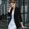 Spring Women Blazer Long Sleeve Single Button Women'S Jacket Office  Fashion Slim Short Cotton Linen Suits E970
