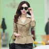 2022 Suit Jacket Women New Fashion Casual Short Blazer Women Suit Office Slim long-sleeve double-breasted Khaki Suits Blazer