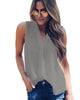 Summer Chiffon Womens Tops Blouses Plus Size Casual Loose Female Sleeveless Blouse Shirts Ladies Sexy V Neck Blouses Tops