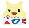 Summer Harajuku Sexy Girls Cosplay Costu Pokemon Go Pocket Monster Sailor Moon Crystal Crop Tops Vest Tank Tops Shirt