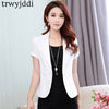 2022 Summer New Short Sleeve Women Blazer Short Coats Korean Female Suit Jackets Summer Blazers Slim Casual Office Ladies hl468