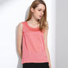 Summer Silk Tops Bottoming Shirt Vest For Women Females Wide Straps Loose Emulation Silk Big Yard Cropped Shirt Vest Tops