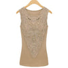 2022 Summer Women Blouses Casual Lace Crochet Blouse Slim Sleeveless Blusas Feminina Tops Shirts Plus size
