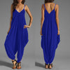 2022 Summer Women sleeveless V Neck Harem Rompers and Jumpsuits Casual Loose Club Streetwear Overalls