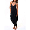 2022 Summer Women sleeveless V Neck Harem Rompers and Jumpsuits Casual Loose Club Streetwear Overalls