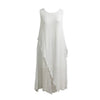 Summer XXXL 5XL Plus Size Vintage Dress Women Sleeveless O Neck Long Linen Dress Casual Loose Beach Party Maxi Dress female