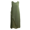 Summer XXXL 5XL Plus Size Vintage Dress Women Sleeveless O Neck Long Linen Dress Casual Loose Beach Party Maxi Dress female