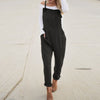 2022 Summer Women Casual Spaghetti Straps Pockets Long Playsuit Solid Slim Jumpsuit Overalls Bodysuit Work Turnip Pants