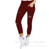 Trousers Women White Pants With High Waist Ripped Jeans For Women Denim Plus Size Black Mom Female Boyfriend Jeans Woman