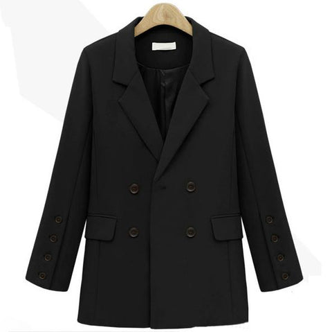 Winter Coat Women Elegant Overcoat Blazers Purple Red Blazers Loose Winter Outwear Suit