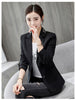 2023 Women Blazers Slim Office Ladies Elegant Single Breasted Solid Blazer Korean Casual Womens Coat Simple Soft