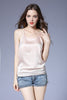 Women Camis Silk Top Women Camisole 3XL Plus Size Summer Sexy Sleeveless Vest Slim White Crop Halter Top Roupas Femininas