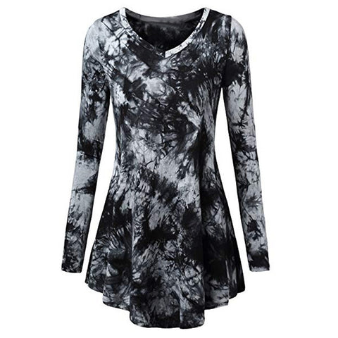 Women Casual Pleated Blouse And Shirt Fashion Printed Long Sleeve Autumn Tunic Top Lady Clothes camisa feminina manga longa