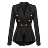 Women Jacket Suit Blazer Spring Irregular Slim  Double Breasted Suit Blazer Femme Basic Coat Jacket Casual Outwear