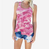 Women Tee Camo Army Green Casual Tank Tops Sleeveless Girl T-shirt For Wholesale Camouflage Tanks