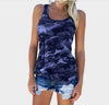 Women Tee Camo Army Green Casual Tank Tops Sleeveless Girl T-shirt For Wholesale Camouflage Tanks