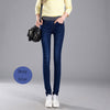 Women's Jeans New Female Casual Elastic Waist Stretch Jeans Plus Size 38 Slim Denim Long Pencil Pants Lady Trousers