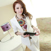 Women's Leopard Sleeve Blazers Jackets Feminino Candy Color Coats Suit Cardigan Jackets Single Button Cotton Coats Blazers