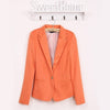 ZA New Feminino Women Blazers Arrival Single Button Casual Blazers and Jackets Plus Size Candy Colors Ladies Office Coats