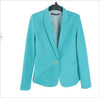 ZA New Feminino Women Blazers Arrival Single Button Casual Blazers and Jackets Plus Size Candy Colors Ladies Office Coats