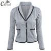 ladies Blazer Plus size s-6xl Europe Style wind casual long sleeve fashion Slim thin temperament suit jacket