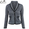 ladies Blazer Plus size s-6xl Europe Style wind casual long sleeve fashion Slim thin temperament suit jacket