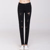 2022 new Spring high quality brand women jeans white casual pants slim stretch jeans pencil pants black Denim Pants Trousers
