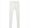 2022 new Spring high quality brand women jeans white casual pants slim stretch jeans pencil pants black Denim Pants Trousers