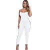 new Summer Sleeveless Backless Sexy Combinaison Bodycon Stripe Long Pants Rompers Womens Jumpsuits Spaghetti Strap Overalls