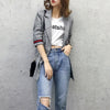 new Women Blazer Feminino Chic Plaid Blazers Casual Suit Jacket Business Office Ladies Suit female