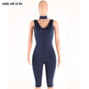 sleeveless autumn winter rompers jumpsuit scarf fashion sexy v neck playsuit bodysuit Jumper women clothing black tracksuit