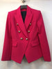 2022 spring new women double breasted slim blazers coat 11 color