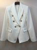 2022 spring new women double breasted slim blazers coat 11 color